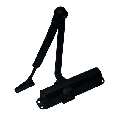 Доводчик dormakaba TS Compakt EN 2/3/4 с рычагом и ФОП черный